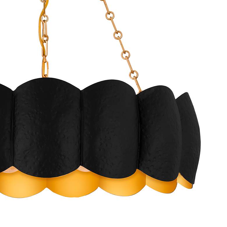 Image 5 Santana 5-Light Matte Black Pendant more views