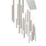2_Santana 72" Wide Satin Nickel 30-Light LED Linear Chandelier more views