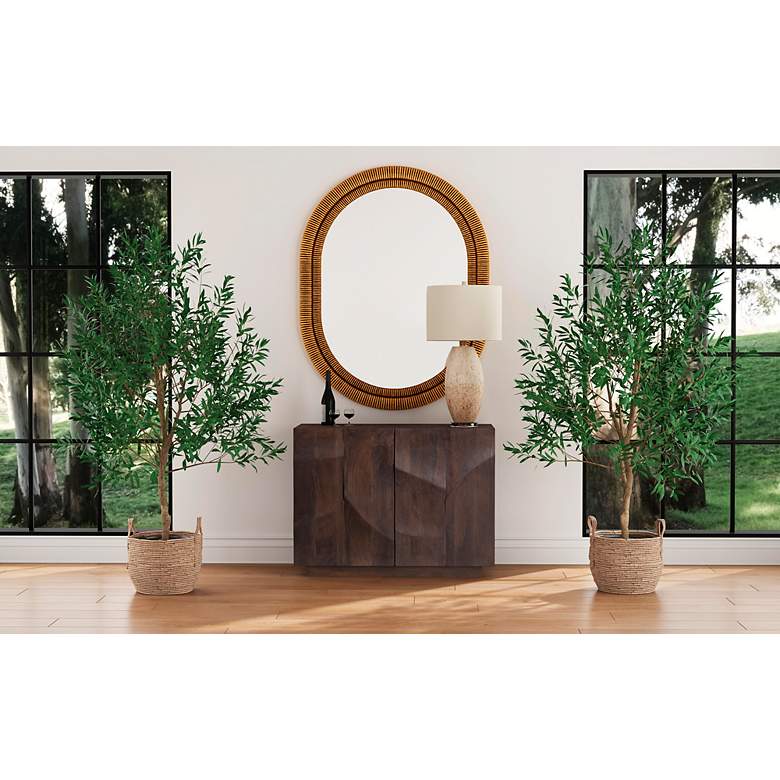 Image 3 Santee 42" x 54"Antique Gold Wall Mirror more views
