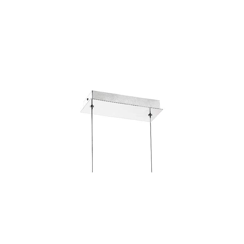 Image 4 Santi 48 1/2" Wide Chrome LED Kitchen Island Light Pendant more views