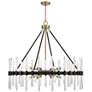 2_Santiago 45"W Matte Black Brass 12-Light Sputnik Chandelier