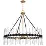 6_Santiago 45"W Matte Black Brass 12-Light Sputnik Chandelier more views