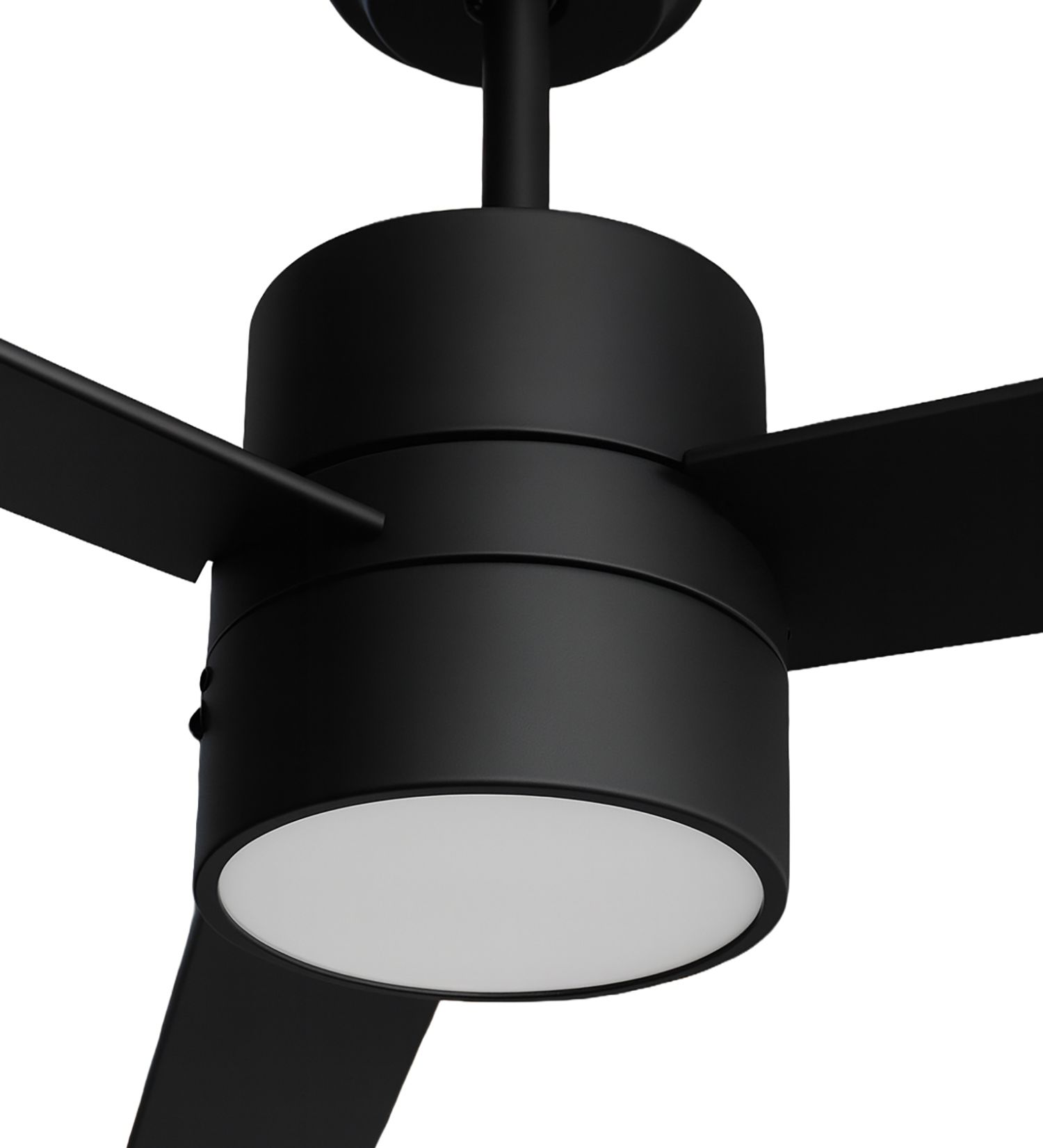 Image 4 Santo 52" Wide 3-Blade Black LED Ceiling Fan more views