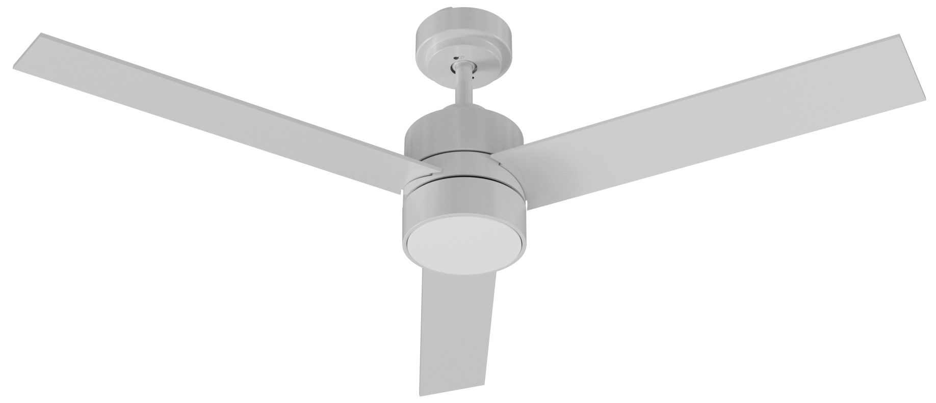 Image 2 Santo 52" Wide 3-Blade White LED Ceiling Fan