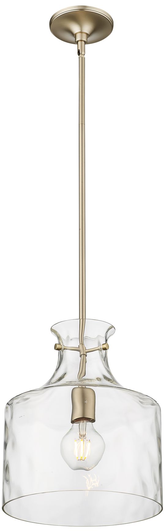 Image 3 Santorini 11" Wide Modern Gold Mini Pendant more views