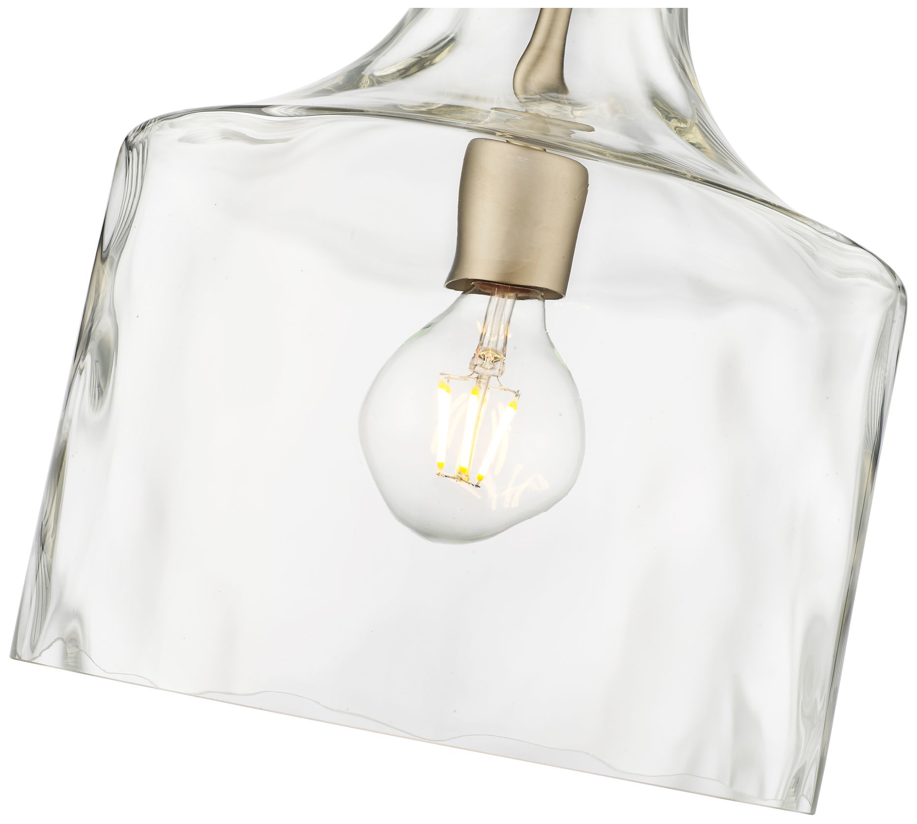 Image 5 Santorini 11" Wide Modern Gold Mini Pendant more views