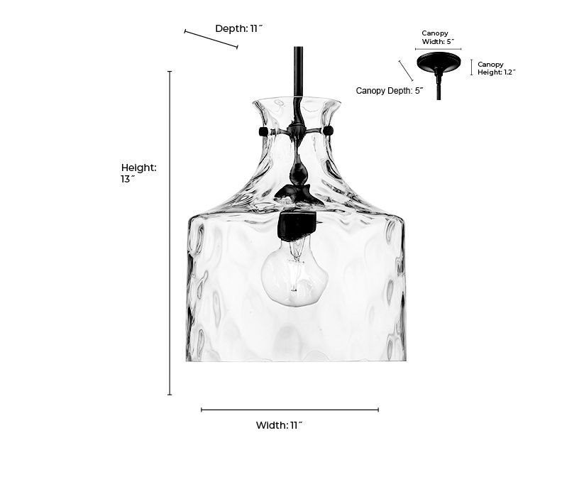 Santorini 11" Wide Modern Gold Mini Pendant