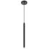 Sanya 1" Wide Matte Black 3W Pendant With Frosted Acrylic Diffuser