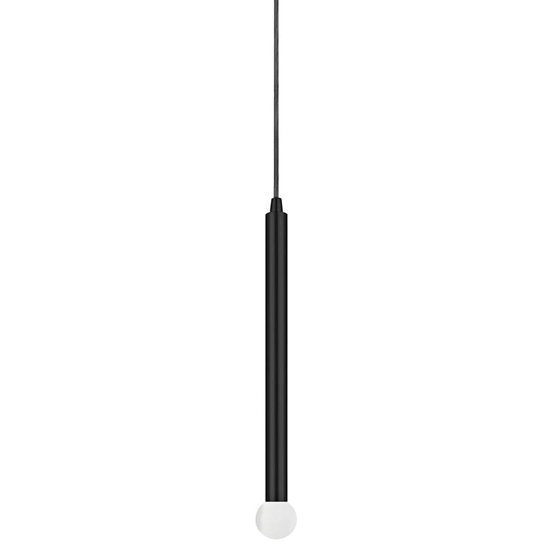 Image 1 Sanya 1" Wide Matte Black Mini Pendant