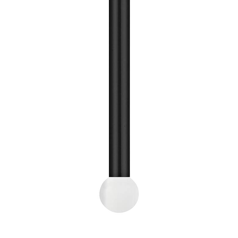 Image 2 Sanya 1" Wide Matte Black Mini Pendant more views