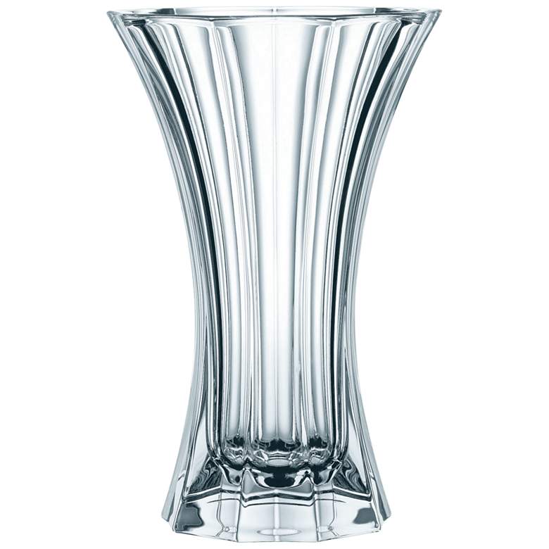 Image 1 Saphir 11 1/2 inch High Bavarian Crystal Vase