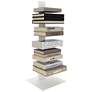 Sapiens 13 3/4" Wide White Metal 6-Shelf Bookcase Tower