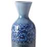 Sapphire Ombre Blue 24 1/2" High Decorative Bottle