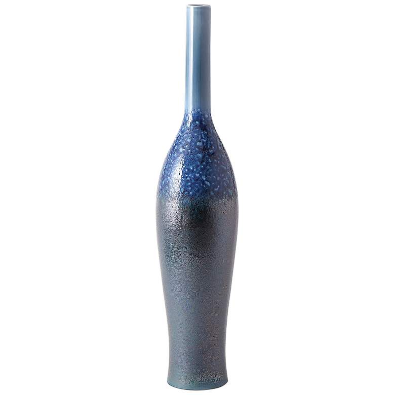 Image 1 Sapphire Ombre Blue 30 3/4 inch High Decorative Bottle