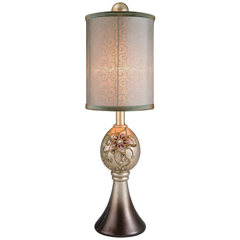 Image 1 Sapphire Rose Gold Bronze Buffet Lamp
