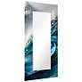2_Sapphire Sea 72"x 36" Beveled Mirror on Printed Tempered Art Glass more views