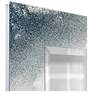 3_Sapphire Sea 72"x 36" Beveled Mirror on Printed Tempered Art Glass more views
