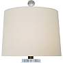 2_Sara 17" High Blue and White Chrysanthemum Jar Accent Table Lamp more views