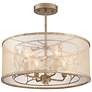 Sara&#39;s Jewel 17" Wide Champagne Silver Ceiling Light