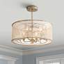 Sara&#39;s Jewel 17" Wide Champagne Silver Ceiling Light