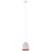 Sarabia - 1-Light Pendant - Pastel Apricot Exterior - Copper Interior