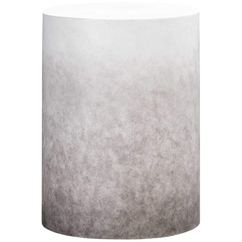 Image 6 Sarana Gray Ombre Round Accent Stool more views