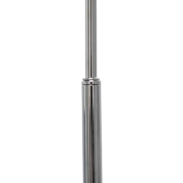 Image 6 Saranap 66 inch Brushed Nickel and Chrome Modern Arc Floor Lamp more views