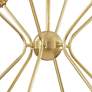 Saratoga 36" Wide Aged Brass 12-Light LED Chandelier