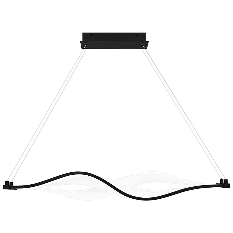 Image 2 Saratoga LED Matte Black Island Lt