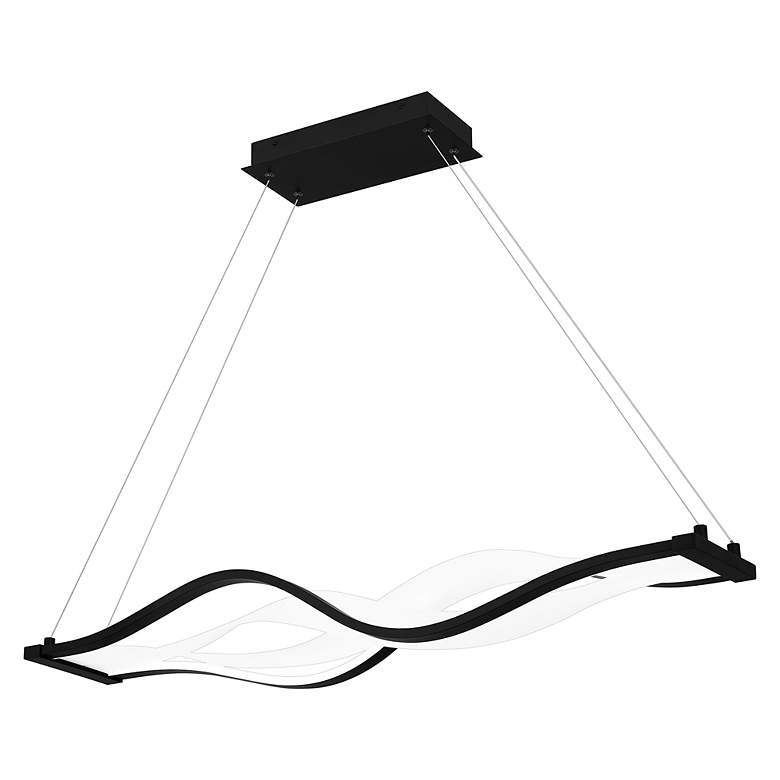 Image 3 Saratoga LED Matte Black Island Lt more views