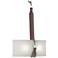 Saratoga Sconce - Black - Polished Nickel - British Brown - Natural Shade