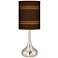 Saratoga Stripe Giclee Droplet Table Lamp