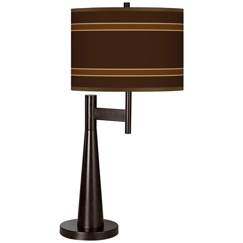 Image 1 Saratoga Stripe Giclee Novo Table Lamp