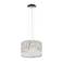 Sarella 10"H x 15.5"W 8-Light Crystal Pendant in Polished Stainle