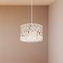 1_Sarella 10"H x 15.5"W 8-Light Crystal Pendant in Polished Stainle