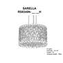 4_Sarella 10"H x 15.5"W 8-Light Crystal Pendant in Polished Stainle more views