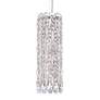 2_Sarella 15"H x 5"W 3-Light Crystal Pendant in Antique Silver
