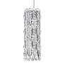 2_Sarella 15"H x 5"W 3-Light Crystal Pendant in Polished Stainless