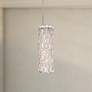 Thumbnail1 of Sarella 15"H x 5"W 3-Light Crystal Pendant in Polished Stainless