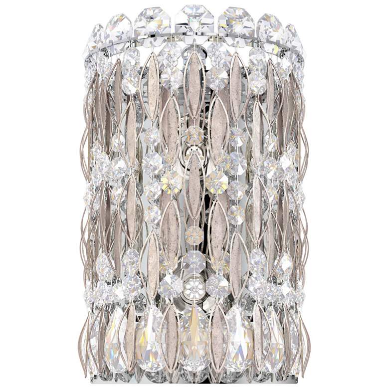 Image 2 Sarella 2-Light Wall Sconce in Antique Silver with Radiance Crystal Crystal