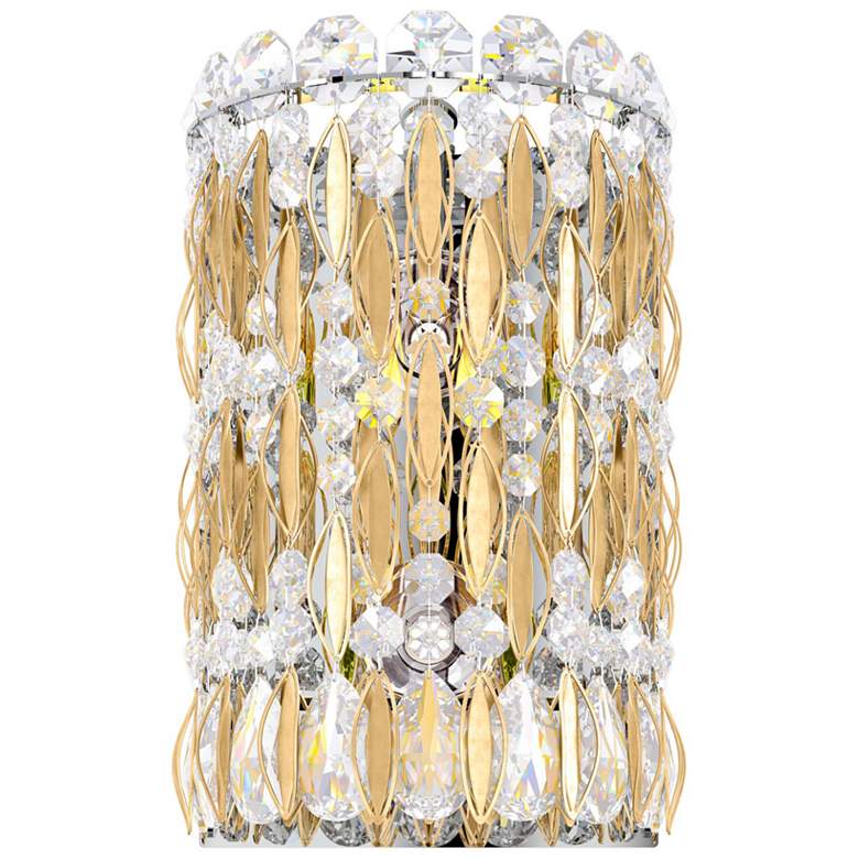 Image 1 Sarella 2-Light Wall Sconce in Heirloom Gold with Radiance Crystal Crystal