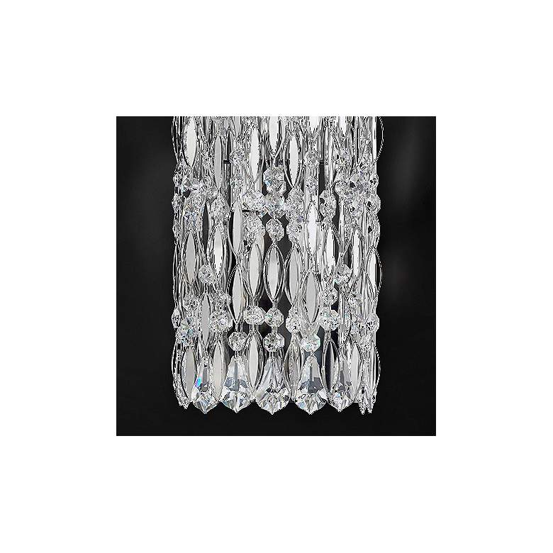 Sarella 22&quot;H Antique Silver and Heritage Crystal Wall Sconce more views