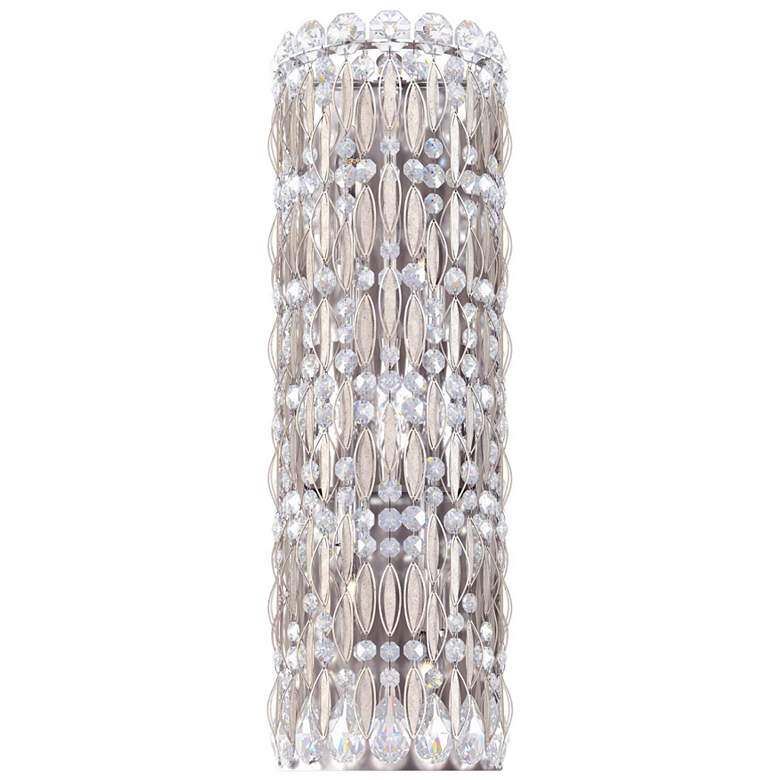 Image 1 Sarella 22"H x 7"W 4-Light Crystal Wall Sconce in Antique Silver
