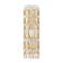 Sarella 22"H x 7"W 4-Light Crystal Wall Sconce in Heirloom Gold