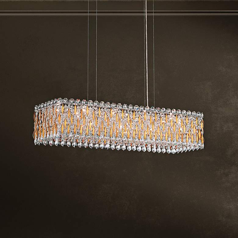 Image 5 Sarella 36 1/2" Wide Polished Stainless Crystal Chandelier more views