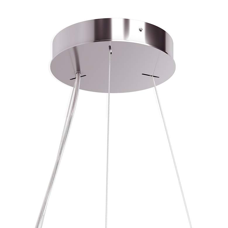 Image 3 Sarella 5.5"H x 24"W 12-Light Crystal Chandelier in Pol Stainless more views