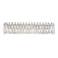 Sarella 5.5"H x 25.5"W 6-Light Crystal Bath Bar in White