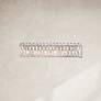 1_Sarella 5.5"H x 25.5"W 6-Light Crystal Bath Bar in White