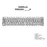 4_Sarella 5.5"H x 25.5"W 6-Light Crystal Bath Bar in White more views