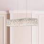 Thumbnail1 of Sarella 8"H x 32.5"W 7-Light Crystal Linear Chandelier in Antique